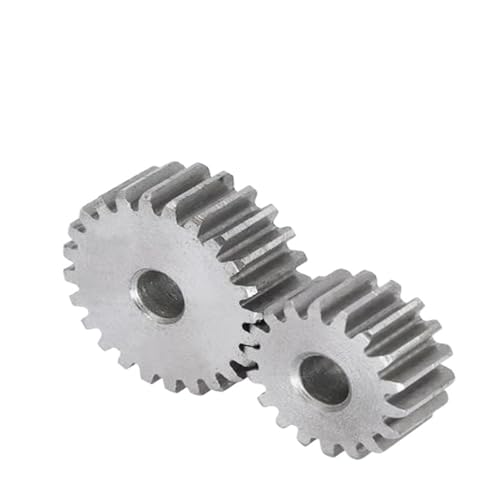 Bevel Gear Pinion Hardware Mechanical 1 Piece 1M Flat Spur Gear Wheel 1M24T 25T 26T Steel Motor Gear(6mm-1M24T)