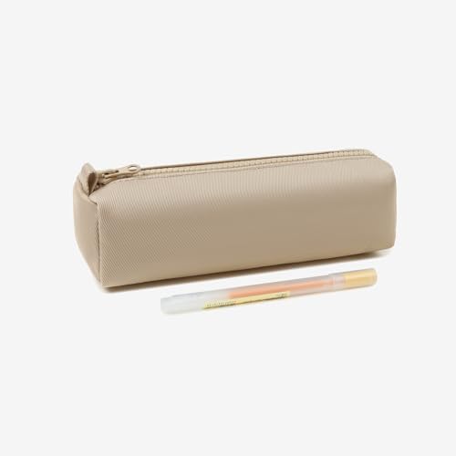 Image of Pencil Case Lightweight and Durable Ideal Pencil Pouch for School and Office Supplies (Khaki,Oxford)