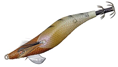 がまかつ(Gamakatsu) スピードメタル エギドロッパー 2.5#23 ブラウンヘッド/スポットグロー