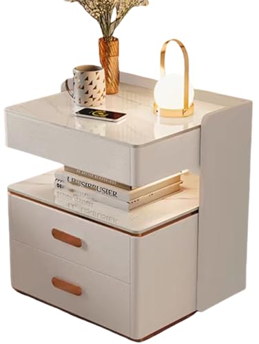 Zdaqian �i�C�g�e�[�u�� �x�b�h�T�C�h�e�[�u�� ������� ���@�\ ���[���b�N �L���r�l�b�g �i�C�g�X�^���h �����o���t���i�C�g�X�^���h �k���� �T�C�h�`�F�X�g �\�t�@�[�T�C�h �x�b�h������[ �d�b�� �����i (�z���C�g,50*40*55cm)