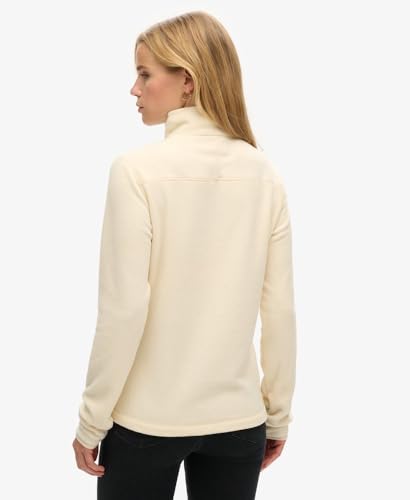 Superdry Femme Pull à Demi zip Crème - vue 5