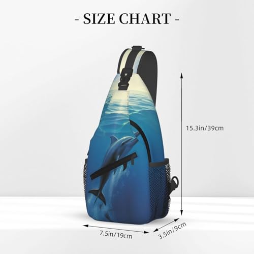 Bolso cruzado Dolphin para hombres y mujeres miniatura 3