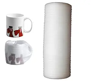 STYLELABS EP EPE Foam Wrap Roll 1MM Thickness, 25 Feet Length  12 Inches Width, Protects Glasses, Dishes & Fragile Items, Packing Cushioning Supplies for Moving (White Colour, Set of 1 Roll)