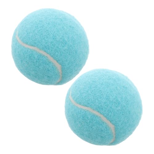 BCOATH 2pcs Tennis Balls for Training and Recreational Play Multi-Purpose Design for Beginners and Pet Dogs for Skill Improvement and Fun Activities
