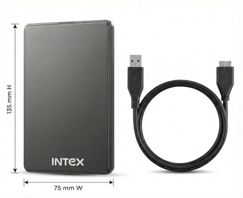 Image of 2.5 inch Ultra-Fast Data Transfer SSD /HDD Casing USB 3.0 SATA Enclosure Black Compatible for Windows, Linux, Macos 8.0 with 1 Year Warranty
