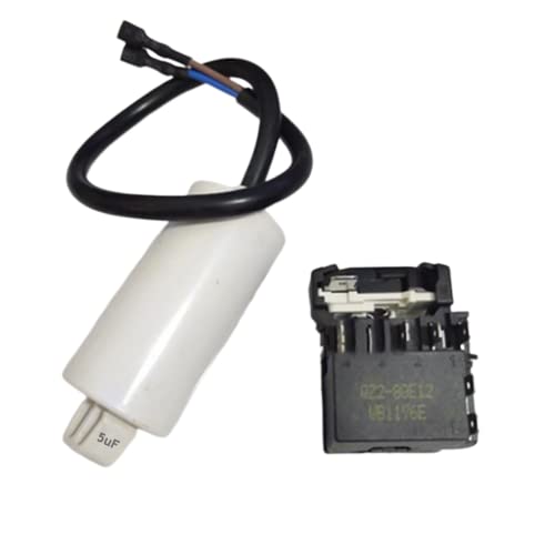 NUHFUFA Sostituzione QZ2-80E12 Starter+5uF Condensatore Basso Sovraccarico di Potenza Surheat PTC Protector Accessori Frigorifero per Haier Frigorifero