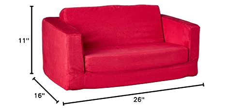 Fun Furnishings Toddler Flip Sofa, Red #TOP6