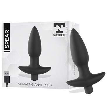 Plug anal vibrant Spear en silicone finitions luxe recharge USB