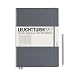 Leuchtturm1917 Master Slim Hardcover Ruled Notebook- 121 Numbered Pages, Anthracite