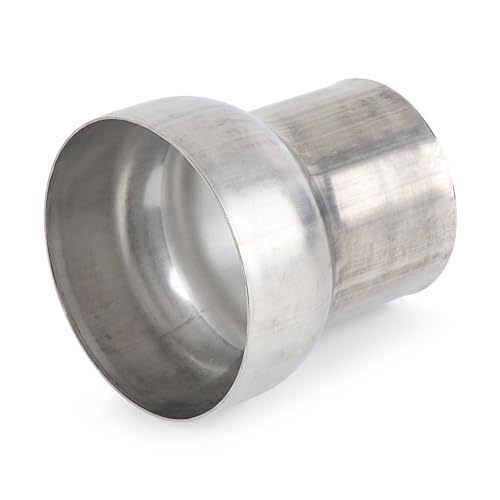 Image of A-KARCK Exhaust Adapter Connector 3 inch OD to 4 inch OD, Exhaust Pipe Reducer 4 inch Overall Length 304 Stainless Steel