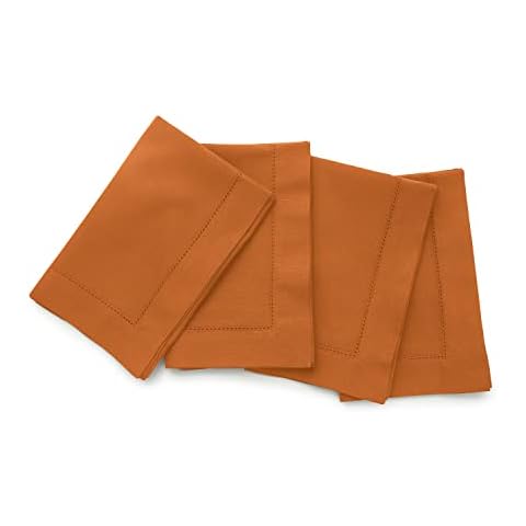 Solino Home Pumpkin Spice Cloth Napkins Set Cover