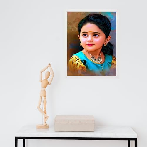 Image of Jadoun Customized & Personalized Oil Painting Frame for Wall Display Frame MDF | Anniversary Gift | Wall Decor | Gift For Someone (6x8)