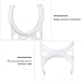 DOITOOL 10pcs clip Filter Canister Fixing Tools ro water filter water purifier fixing accessories tool stand Filter Canister Housing Clamps supplies white plastic reverse osmosis