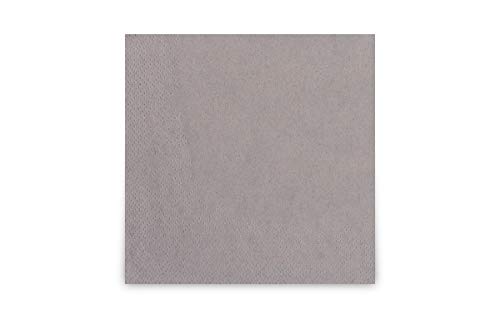 Serviettes de cocktail 24x24 cm Funny en lot de 3600 gris double épaisseur