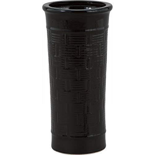 陶器傘立て ブラック U-08BK