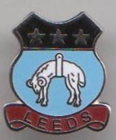 1000 Flags Leeds Yorkshire City Crest Pin Badge