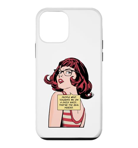 People Who Tolerate Me On A Daily Basis ����ȃ|�b�v�A�[�g �X�}�z�P�[�X iPhone 12 mini �p