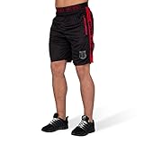 reds hockey  GORILLA WEAR Shelby Shorts - Black/Red-S