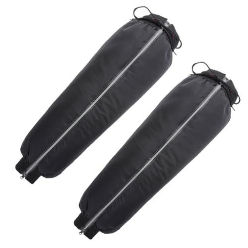 SUPVOX 1 Pair Motorcycle Warm Knee Pads Snow Calf Gaiters Leg Gaiters for Men Hiking Leg Gaiters Windproof Leg Gaiters Mens Knee Brace Windproof Calf Gaiters To Climb Men and Women Pu