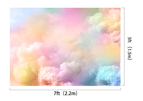 Fond de studio ciel et nuages Kate 2.2x1.5m en microfibre