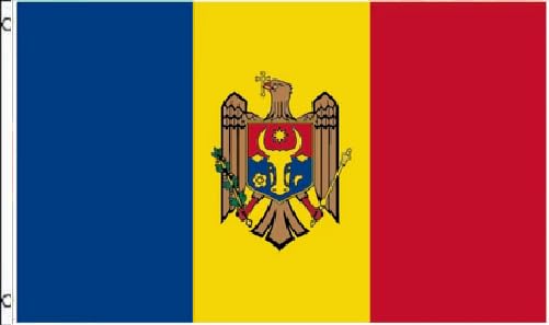 Trade Winds 12X18 MOLDOVA COAT OF ARMS BOAT FLAG BANNER 100D