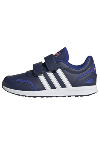 Image of adidas Unisex Kids VS Switch 3 Lifestyle Running Hook and Loop Strap Shoes, Dark Blue/Cloud White/Lucid Blue, 10 UK Child