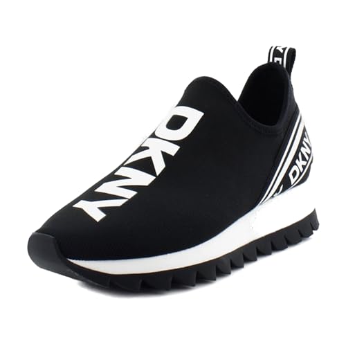 Image of DKNY Women's Abbi Knit Slip-On Logo Sneaker