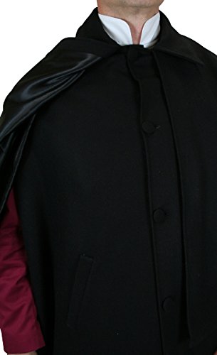 Historical Emporium Men's 100% Wool Inverness Dress Cape4