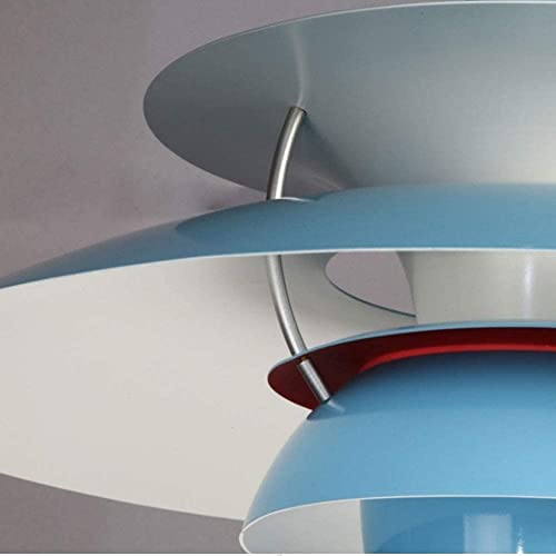 Ojrg Nordic Chandelier Simple Modern Creative Aluminum Pendant Light Bar Western Restaurant Ceiling Light Fixture E27 For Kitchen Island Dining Room Bedroom Hallway Living Room (Color : Orange, Size #TOP6