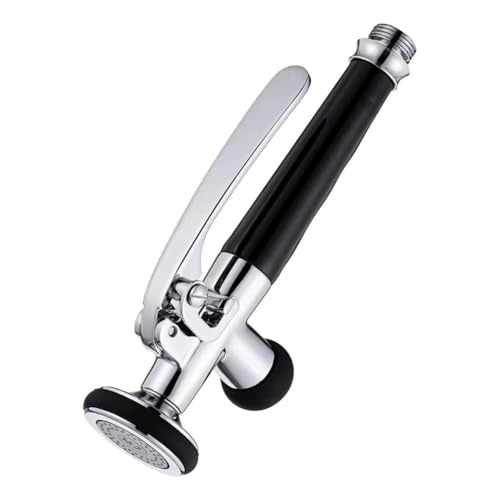ZYNCUE Pulvérisateur de pré-rinçage de qualité supérieure pour cuisine et salle de bain avec arrêt automatique, corps en laiton, tuyau en acier inoxydable et aérateur d'éclaboussures