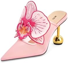 JW PEI Women's Sofia Orchid Sphere Heel Mules
