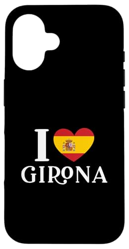 I Love Girona �X�y�C�� �n�[�g �X�y�C������ �X�}�z�P�[�X iPhone 16 �p