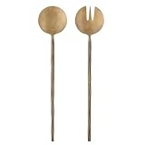 posate in ottone tossiche  Bloomingville Posate per Insalata Gaith Ottone