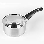 Vier K16 Casseruola a Induzione in Acciaio Inox, Manico Morbido, 16 cm