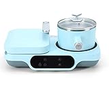Retro 4 in 1 Toaster Family Size Breakfast Station Multifunction Bread Sandwich Breakfast Machine...