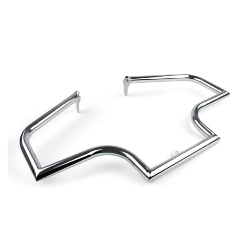 Barre de protection chromée moto pour éviter les dégâts moteur sur Softail FLST Heritage