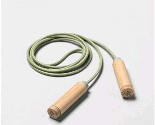 Hearth & Hand Jump Rope with Wooden Handles Green with Magnolia