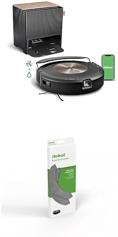 Bundle of iRobot Roomba Combo j9+ w/iRobot Roomba Authentic Replacement Parts Microfiber Mopping Pad, 2-Pack