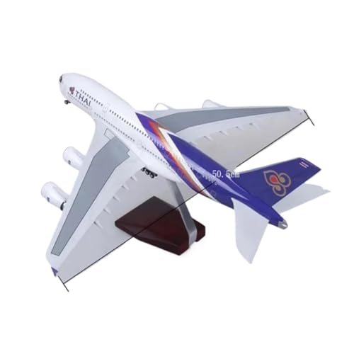 Modèle d'avion A380 résine 47cm réplique lourde sans lumière pour éviter la poussière et l'usure