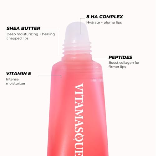 vitamasques lip sugar scrub - watermelon lip exfoliator scrub sugar scrubs overnight hydration amp softening soothing dryness moisturizing lip scrub is enriched with shea butter - made in korea