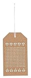 Kraftpapier Rico Design Kraft Stickerei Tags, Papier, Natur