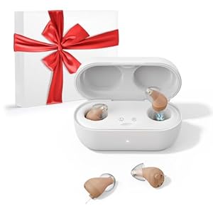 Hearing Aids (Not Amplifiers), Vivtone Rechargeable Digital Hearing Aids, 16-channel Sound Processing for Superior Sound Quality, SuperMini-b, Pair