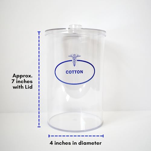 Image of BV Medical Clear Sundry Jars, Labeled, Unbranded, Set of 5 each (Pack of 2)