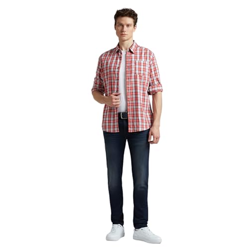 Image of Pepe Jeans Men's Regular Fit Full Sleeve Checkered Cotton Casual Shirt | Check Shirt for Man | Smart & Stylish | Multiple Styles | Mens Casual Shirts