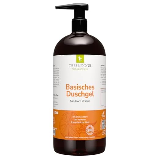 Naturkosmetik selber machen: Einfache Rezepte und Anleitungen zur Herstellung von Kosmetik, ätherischen Ölen und Seifen aus Naturprodukten und Heilpflanzen. Das DIY Kosmetik Buch. 5 500ml GREENDOOR Basisches Natur Duschgel Sanddorn Orange, biologisch abbaubar, vegan, Bio Sanddorn, Naturkosmetik ohne Sulfate Silikone Parabene, natürlich parabenfrei, outdoor geeignet, natural