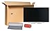 Produktbild karton-billiger | TV Verpackung Versandkarton für Fernseher/TV bis 60" -SET - 1600x200x800mm - DHL Gurtmaß - 3tlg SET