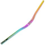 CARACHOME MTB Fahrrad Bunter Lenker AM XC DH Downhill Racing Bike Rise Lenker Mountain Road Bike Regenbogen Lenker 31,8 mm * 760/800 mm,A1