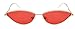 FEISEDY Fashion Designer Sunglasses Retro Small Petals Shape Arc Temple Design B2298