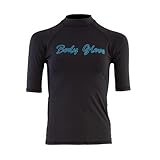 Body Glove Womens Basic Fitted Short Sleeve Rashguard Camisa de protección de Sarpullido, Negro, S para Mujer
