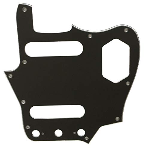 �M�^�[�s�b�N�K�[�h Fits US Classic Player Jaguar Style 3�w�\�� �M�^�[�ی� �ی�t�B�����t�� (3�v���C�u���b�N)
